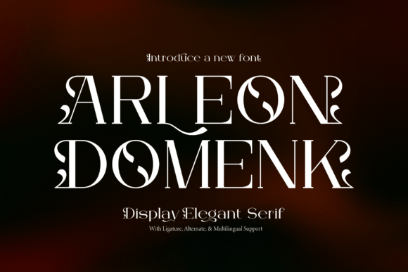 Arleon Domenk: A Refined Serif for Editorial Clarity and Character