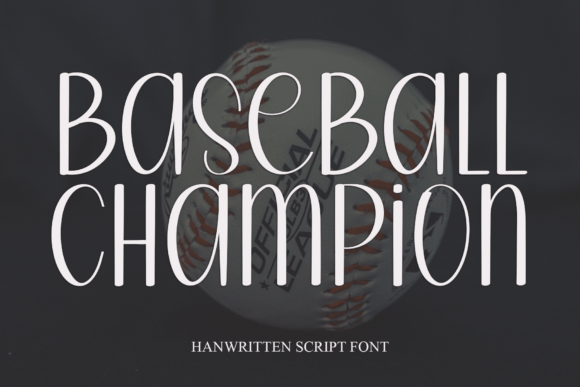 Baseball Champion: A Simple Sans Serif Font