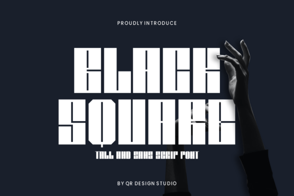 Black Square: A Bold Display Typeface for Web Design