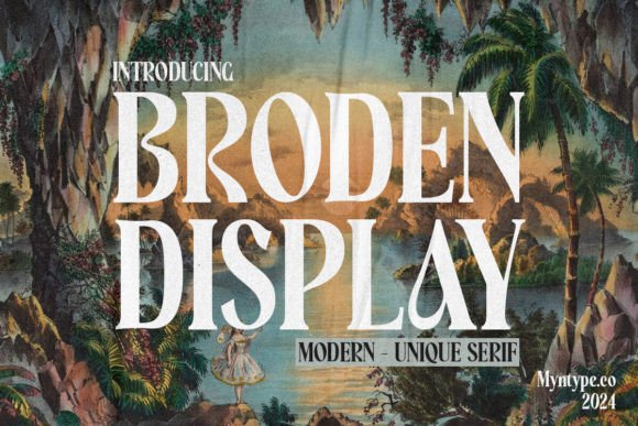 Broden: A Regal Serif Font for Makers and Shops
