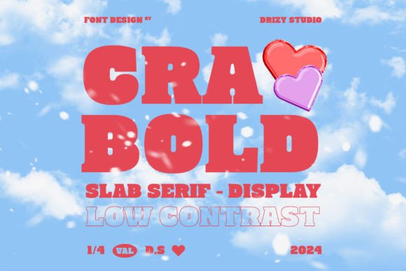 Crabold: The Bold Slab Serif Font for Craft Sellers