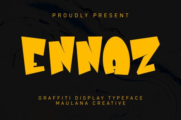 Ennaz: The Urban Graffiti Font for Bold Marketing Campaigns