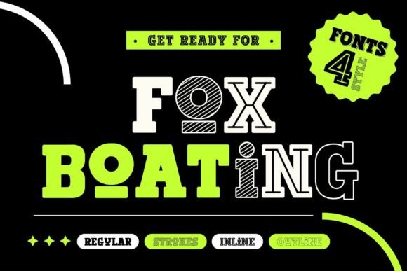 Fox Boating: Playful Slab Serif Font for Creatives