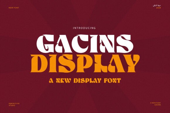 Gacins: A Display Serif Font with Quiet Confidence