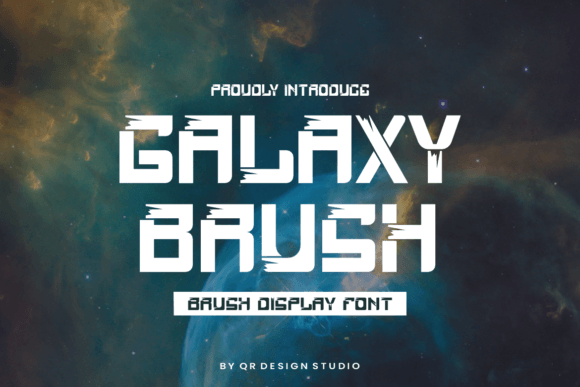 Galaxy Brush: The Decorative Font for Editorial Storytelling