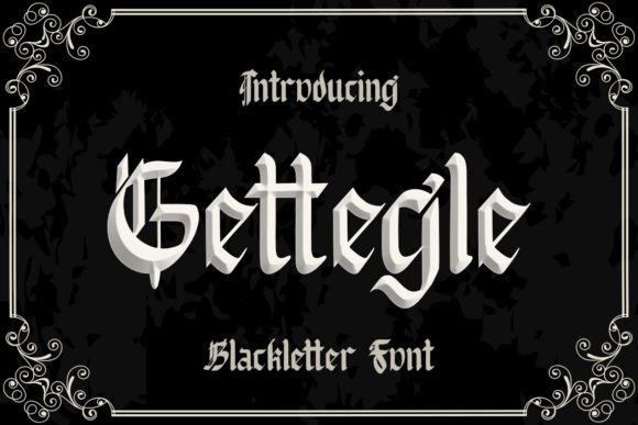 Gettegle: A Blackletter Font for Refined Editorial Design