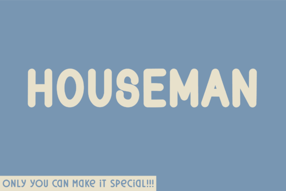 Houseman Sans Serif Font for Handmade Product Labels