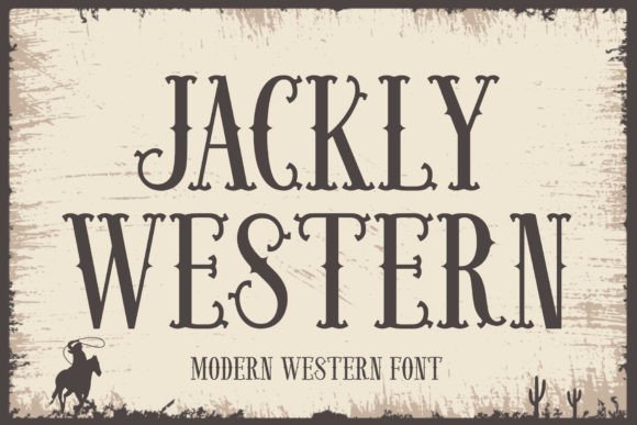 Jackly Western: A Slab Serif Font for Editorial Impact