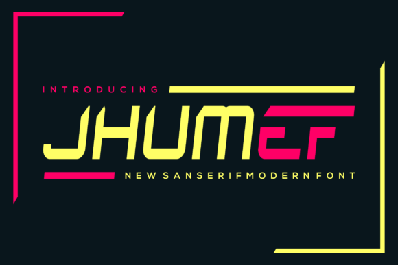 Jhumef: A Bold Display Font for Campaign Creatives That Demand Attention
