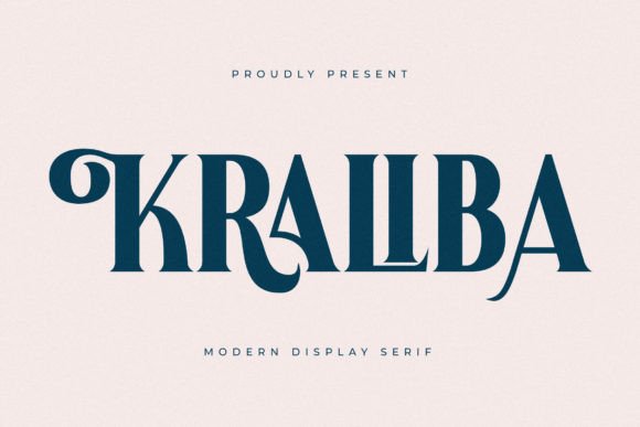 Kraliba: A Bold Serif Font That Commands Attention