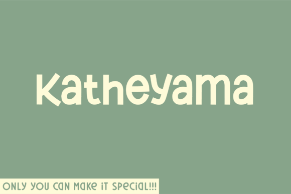 Make Your Brand Stand Out with Katheyama Sans Serif Font