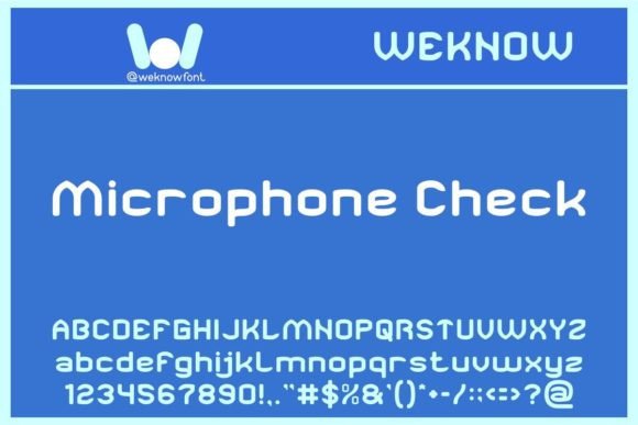Microphone Check: The Sans Serif Display Font for Marketing Impact