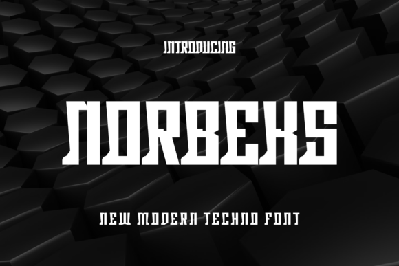 Norbeks: A Modern Display Font for Editorial Design