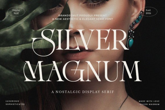 Silver Magnum: A Nostalgic Display Serif Font for Branding