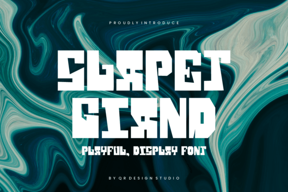 Slapet Giand: A Decorative Font for Campaign Design