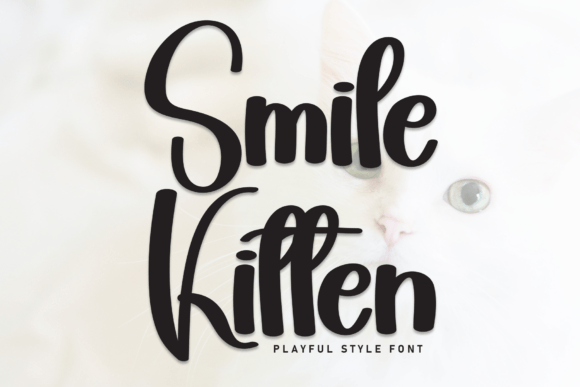 Smile Kitten: A Maker’s Favorite Script Font