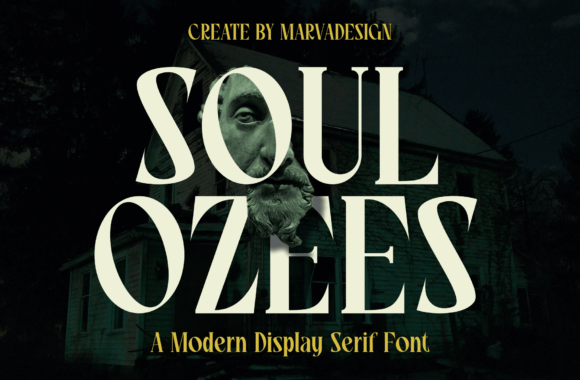 Soul Ozees: A Bold Serif Font for Business Branding