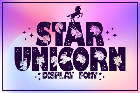 Star Unicorn: A Fun Decorative Font for Small Business Branding