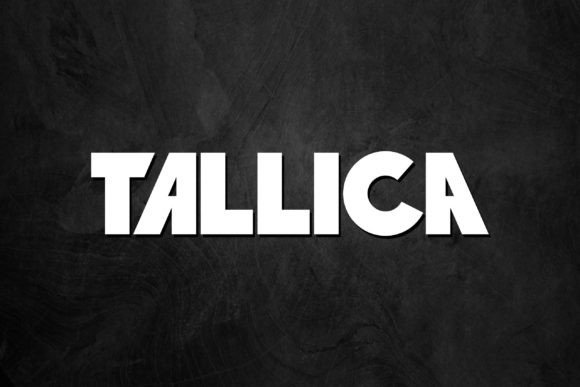 Tallica: A Gothic Display Craft Font for Handmade Products