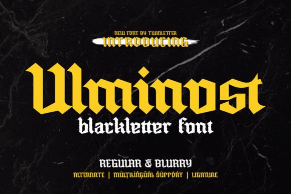 Ulminost: A Blackletter Font for Editorial Impact