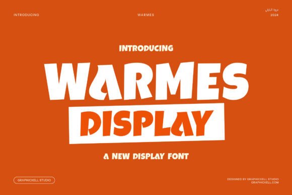 Warmes: A Playful, Modern Display Font for Digital Brands
