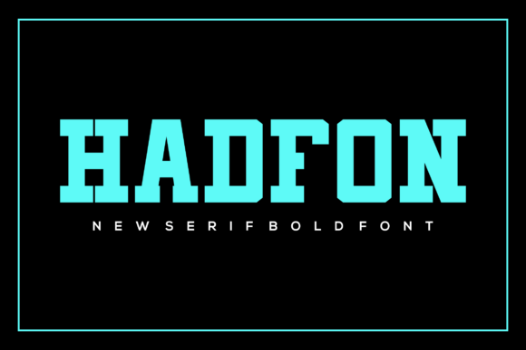 When a Display Font Like Hadfon Changes Everything